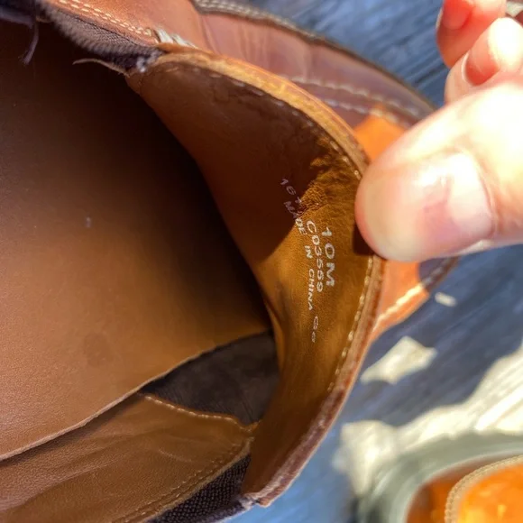 Cole Haan Tucker Loafer Leather Venetian Slip Loafer C03559 Men's 10 M Brown - Picture 7 of 8